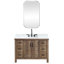 Ensemble de meuble-lavabo simple avec miroir Javier-1168159673