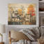 Maison de campagne cubique De Stijl - Forêt, art mural sur bois de pin naturel-1630507886