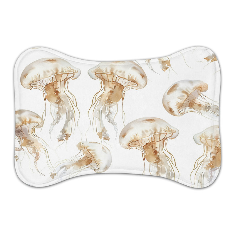 Tapis océanique doux - tapis d'alimentation en os 1 pièce