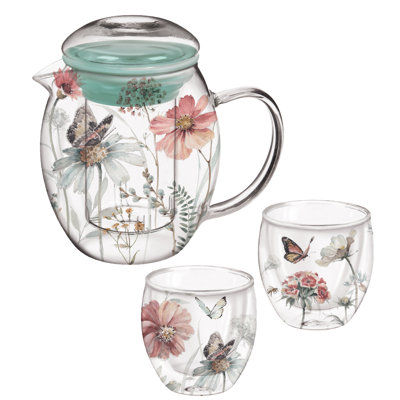 Glass 3 - Piece Pitcher Set