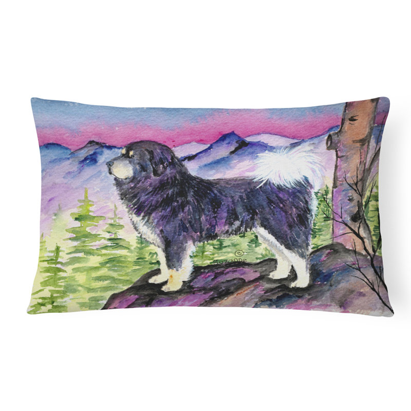 Coussin décoratif intérieur/extérieur tibétain tririgide moderne