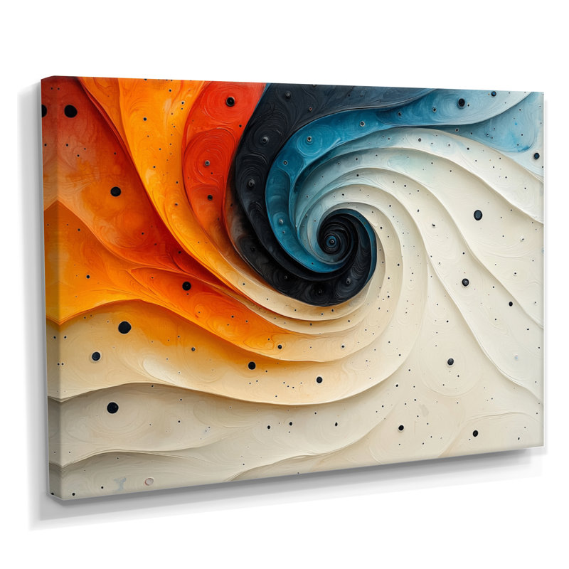 Mathes - Abstract Large Wall Art, H 30 po x l 40 po, Ne s’applique pas, Toile tendue