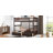 Full Over Full Bunk Bed With Drawers, Convertible Beds, Espresso