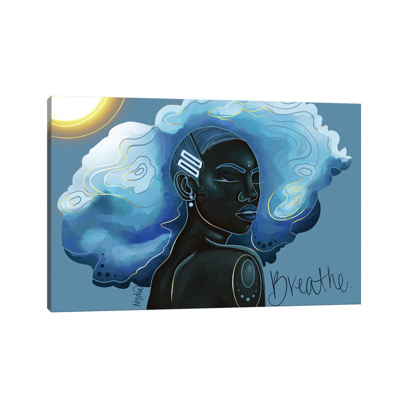 Just Breathe - reproduction d'art sur toile - toile, H 12 po x l 18 po, Toile tendue, Ne s’applique pas