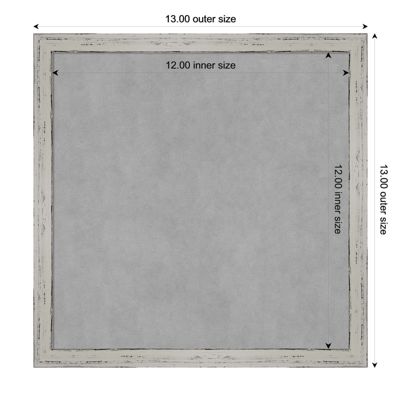 Magnetic Metal Magnetic, 13" H x 13" W x 1" D