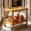 Table d'appoint roulante