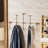 Stylish Metal Wall Hook, Gold Finish, 31.5 x 17.7 x 3.9 Inches | 100% Metal Construction, Thickness: 0.4 Inches | Supports Up to 22 Lbs | Ideal for Home Décor, Organizing & Space-Saving Solutions-733041778