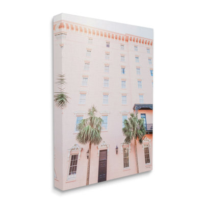 Été tropical, bâtiment de vacances rose par Jennifer Rigsby - photographie