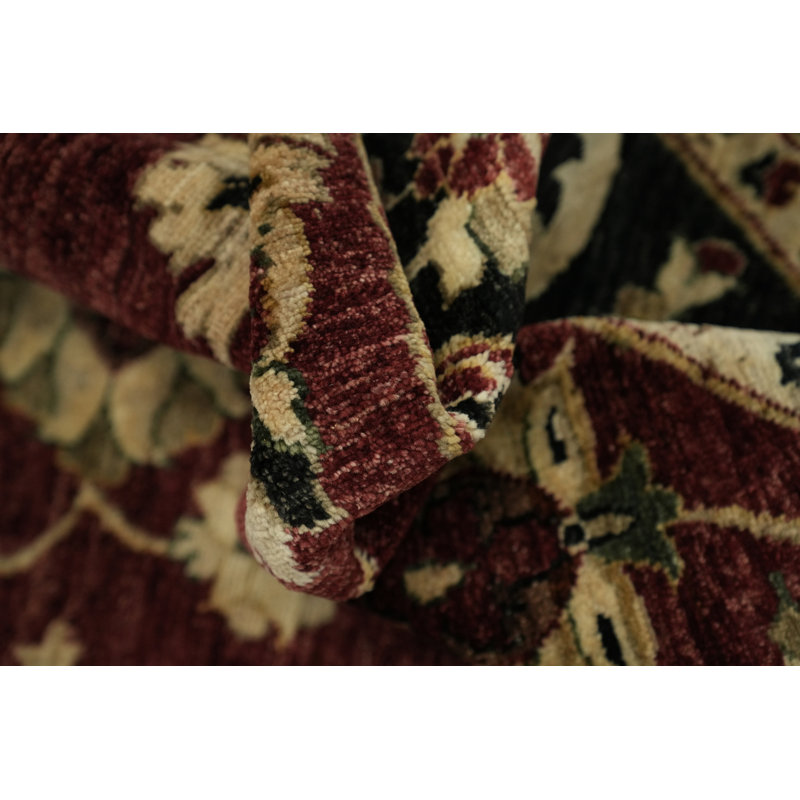 Round Wool Ziegler Oriental Area Rug 8x8