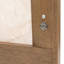 Portrait Panel Bed With LED Lights - Sienna Brown-1415300978