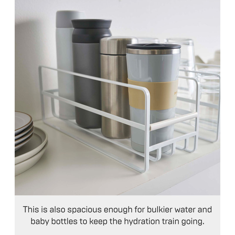 Glass and Mug Helper Shelf, White