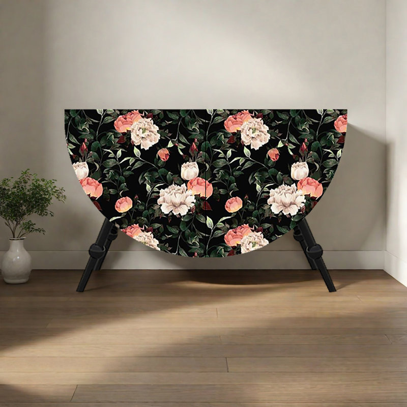 Armoire décorative semi-circulaire