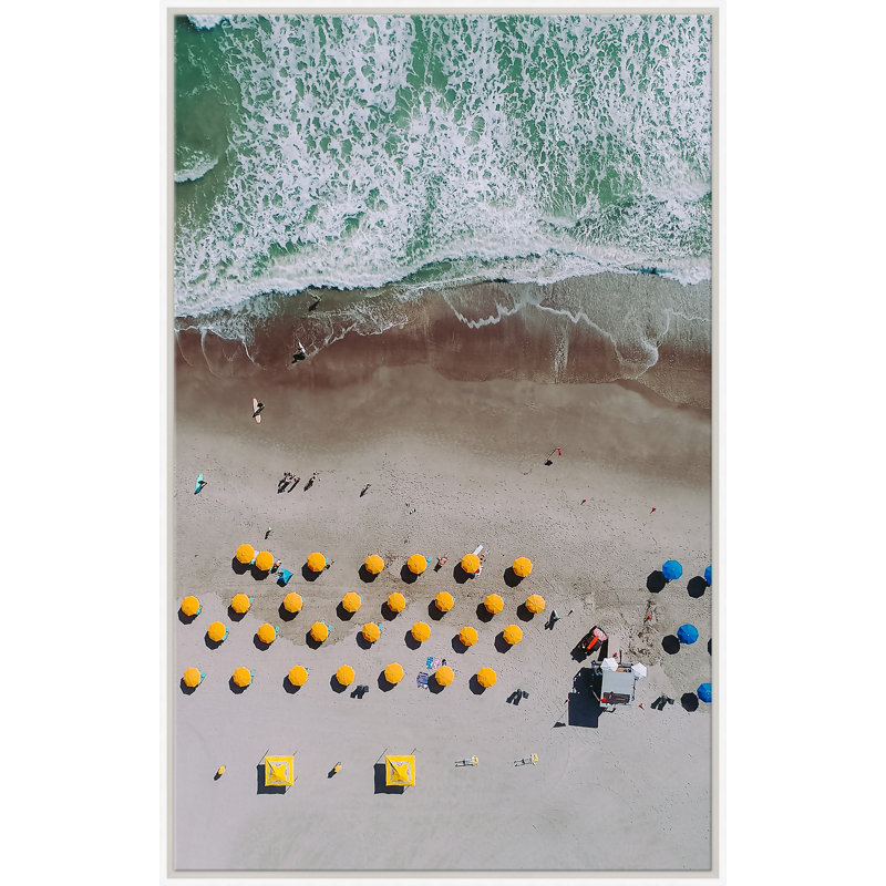 Yellow Umbrellas Giclee Print by Soicher Marin Archives, 44.5" H x 28.5" W x 1.75" D, No Mat