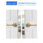Fausse poignée de porte en bronze Mrml Champagne, levier à simple face anti-retournement, levier de porte de garde-robe de garde-robe d'intérieur, utilisé comme levier décoratif en alliage d'aluminium-125528276-129873645
