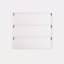 White Glass Door Shoe Box Shoe Storage Cabinet With RGB Led Light