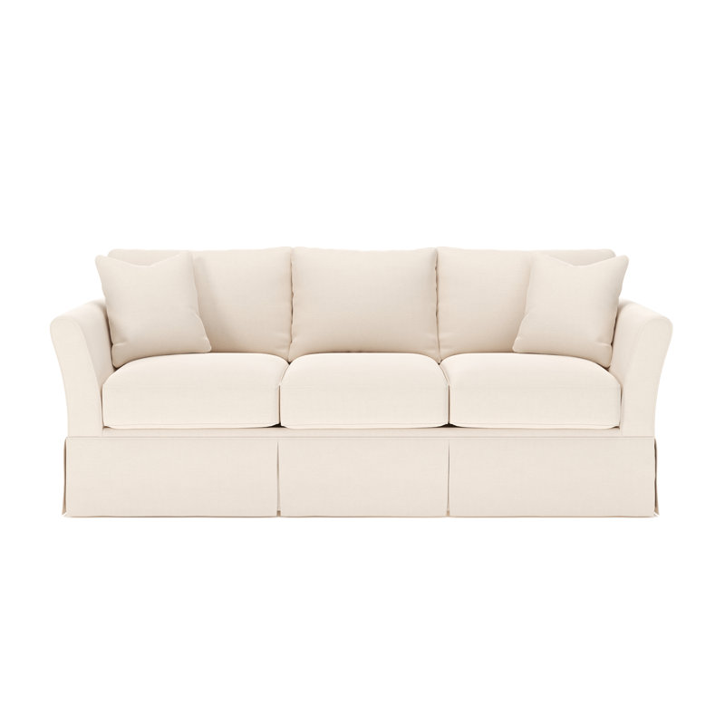 Shelby 82'' Upholstered Sofa, Canvas Canvas Sunbrella® Canvas