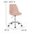 Mid-Back Fabric Task Office Chair with Pneumatic Lift-32685004