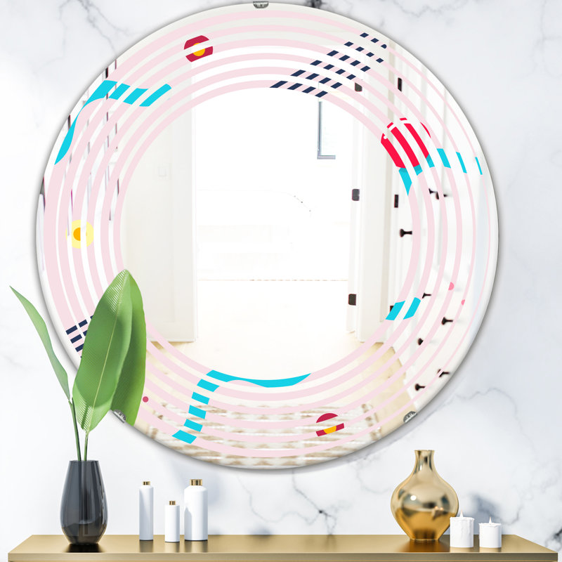 Miroir mural Wave, H 31,5 po x l po