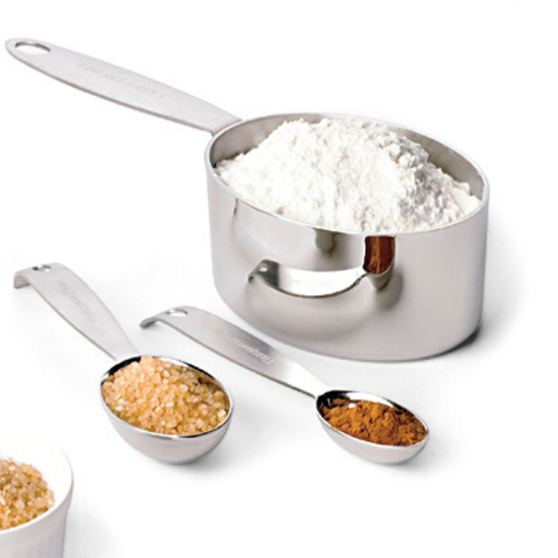 Cuisipro 4 -Piece Stainless Steel Measuring Cup Set