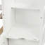 Lit superposé simple au-dessus de double en blanc avec espace de rangement sécurisé - option de rangement protégé / stable / double fiable et organisée