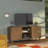 Bridgevine Home Briggs Modern 60 Inch TV Stand For Tvs Up To 65 Inches, Classic Walnut Finish