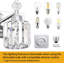 Luminaire de meuble-lavabo moderne en cristal chromé avec finition cristal K9 et chrome lustré, applique murale étanche pour éclairage en miroir, homologué UL-385631916