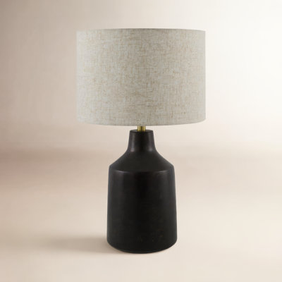 Lockwood Concrete Linen Table Lamp