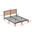 Lit superposé simple au-dessus de simple avec 4 tiroirs de rangement, lit superposé en bois massif avec garde-robe intégrée et garde-corps pleine longueur, aucun sommier nécessaire, brun