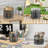 360° Rotating Kitchen Utensil Holder,Large Silverware Caddy,Black