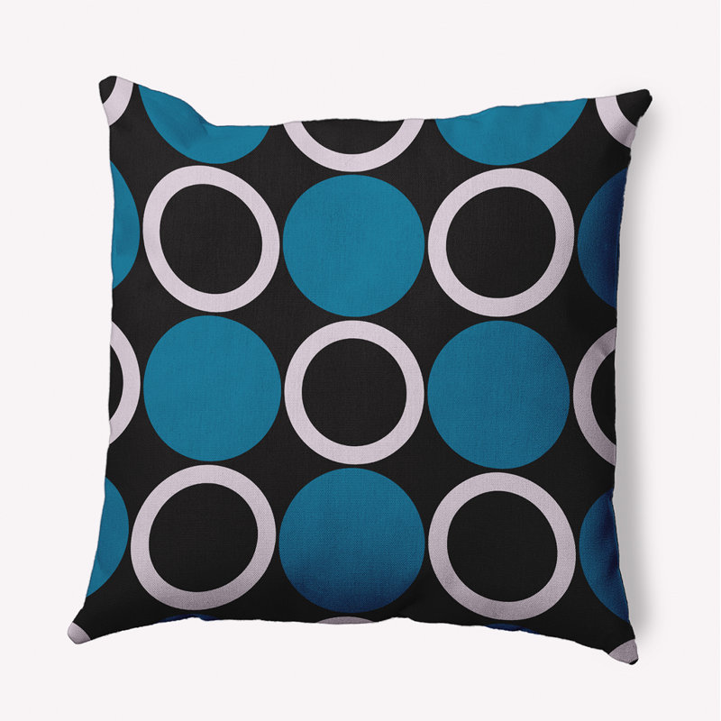  Housse et insert de coussin décoratif en polyester pour intérieur / extérieur E par Design, Bleu sarcelle irréel