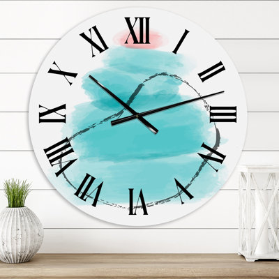 Minimal élémentaire organique et géométrique compostions XXxxxxx - horloge murale moderne