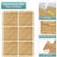 Tapis de sol en mousse légère à grain de bois 24 po x 24 po Sorbus, 12 pièces, naturel-118177181