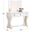 Ensemble de meuble-lavabo avec tabouret pliable unique-129413794
