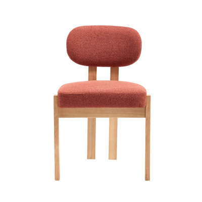 Ensemble de 2 chaises de salle à manger en bois, chaise de salle à manger rembourrée en tissu moderne, chaise de salle à manger de style maison de campagne