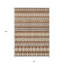 Tapis intérieur / extérieur lavable quadrilobe 8 pi x 10 pi