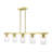 Zari 5 - Light Steel Dimmable Kitchen Island Square / Rectangle Chandelier-338262101