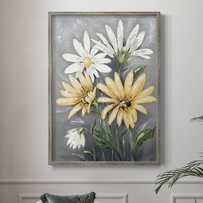SummerDaisiesII Framed Print - Solid Wood 2768776