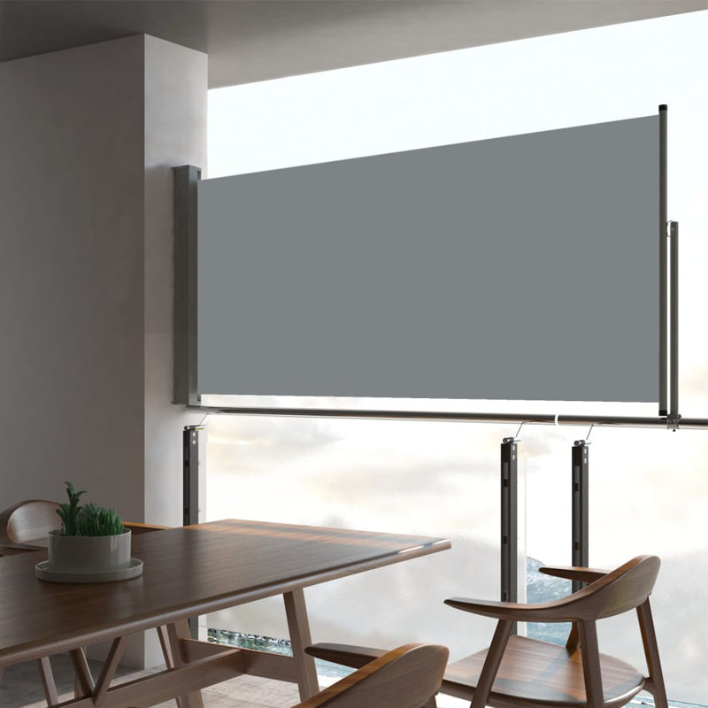 Dakota Fields 3cm W x 0.1cm D Retractable Window Awning, Grey
