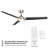 60'' Ceiling Fan with LED Lights-83109187