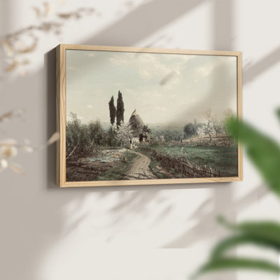 Paysages rétro-CCLV-reproduction encadrée