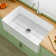 Asrea 33" L x 20" W Apron Front Kitchen Sink Single Bowl Fireclay with Bottom Grid and Basket Strainer