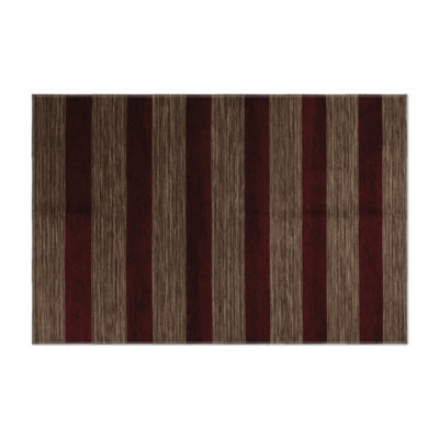 Tapis intérieur / extérieur noir HorizontalStripes