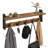 Wall Mounted Coat Rack Shelf with Hooks