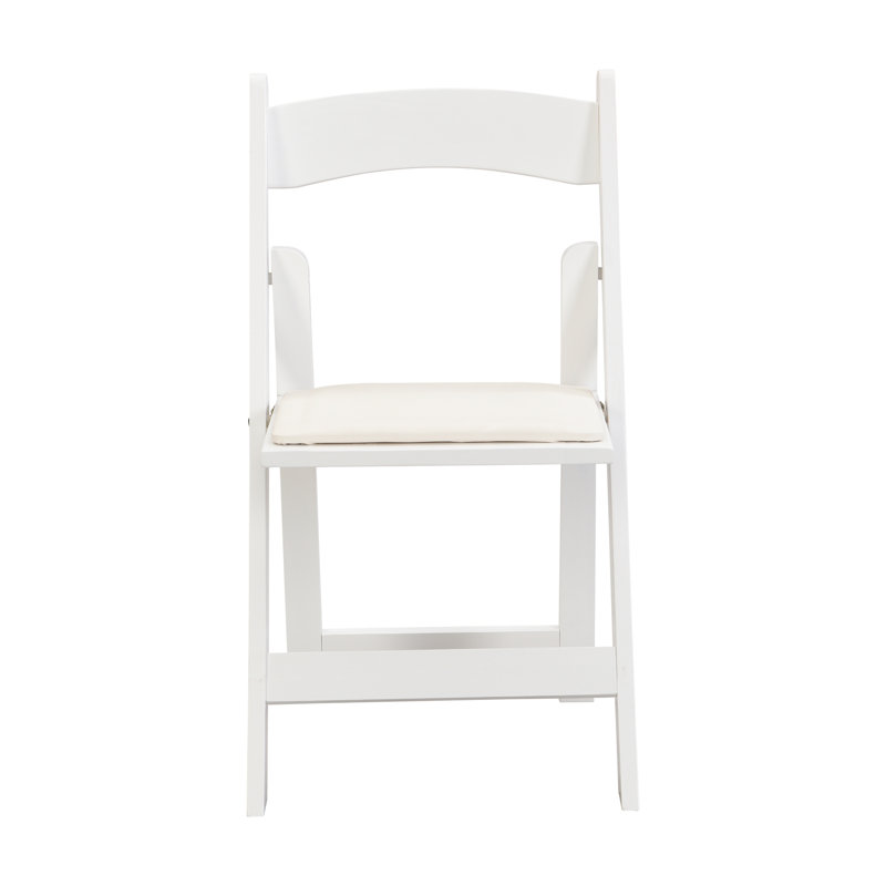 Chaise pliante rembourrée