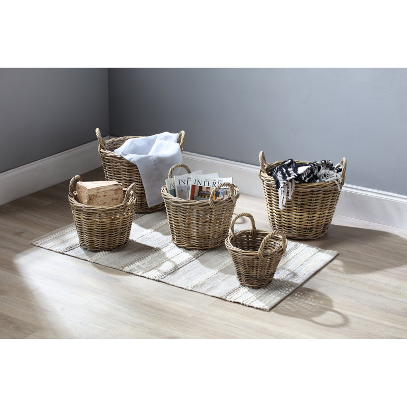 17 Stories Storage Wicker Decorative Basket