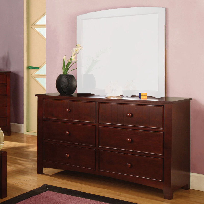 Glenby Kids 6 - Drawer Dresser, Cherry