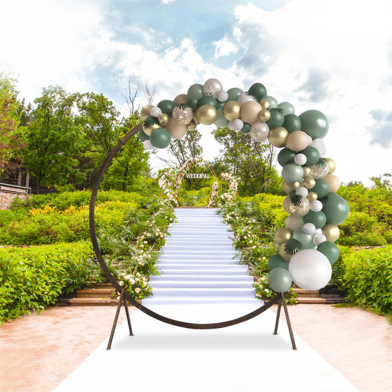 Support rond pour arche de mariage