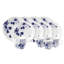 Pacific Dinnerware Set Splash, 16 Piece Set