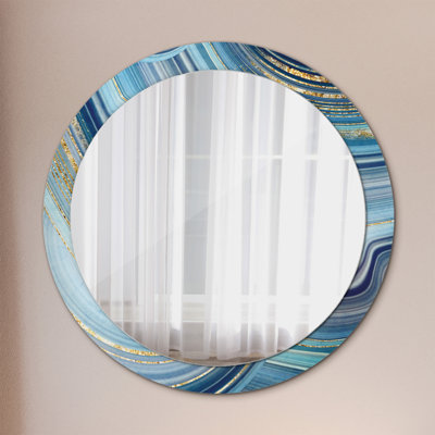 Huldar Glass Flat Wall Mirror