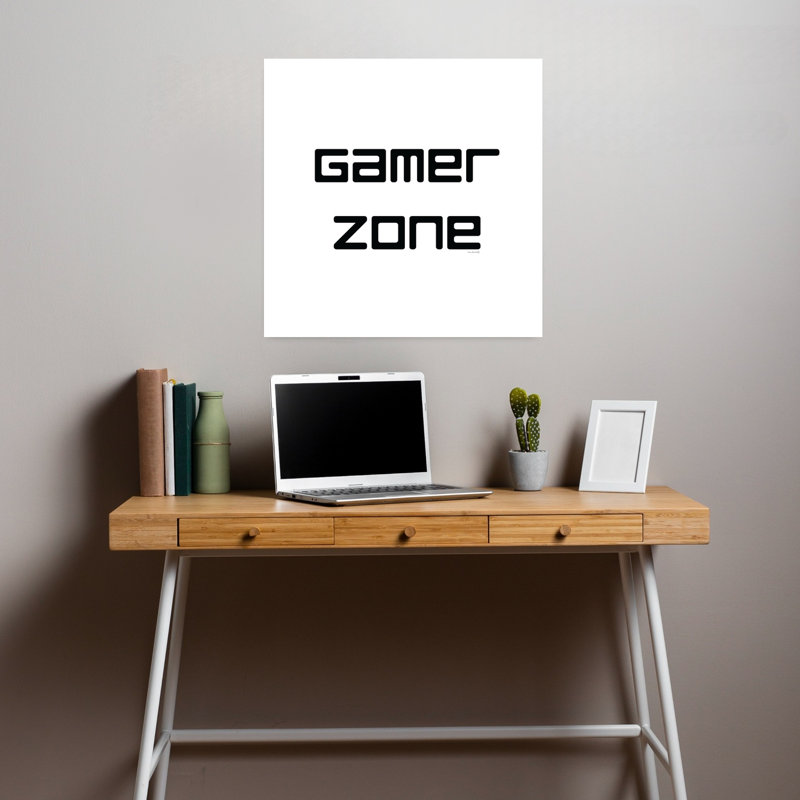 Art contemporain abstrait Gamer Zone, H 18 po x l 18 po